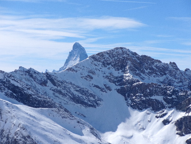 Matterhorn (4478m) and Pfulwe (3314m)