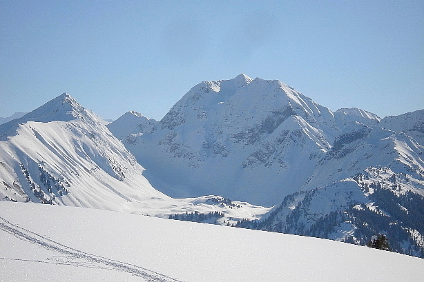 Gurbsgrat (2275m), Männliflue (2652m)