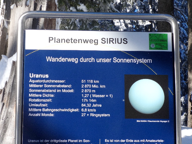 Planetenweg Sirius
