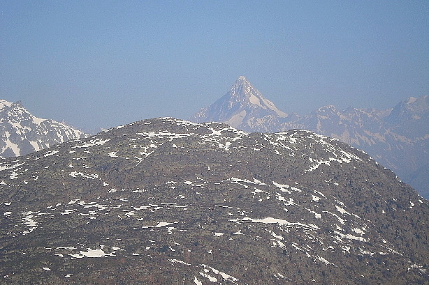 Staldhorn (2463m) and Bietschhorn (3934m)