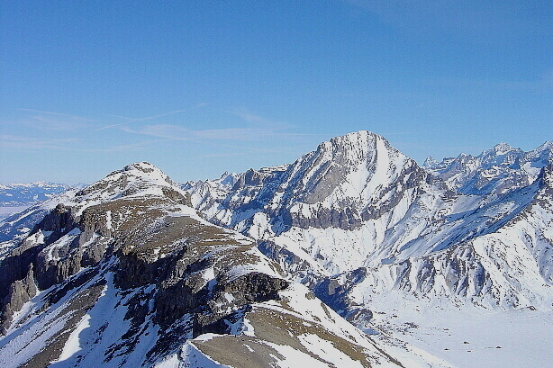 Rotstock (2623m) and Lohner (3049m)