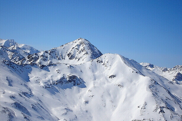 Schwarzhorn (3201m) und Dreizehntenhorn (3052m)