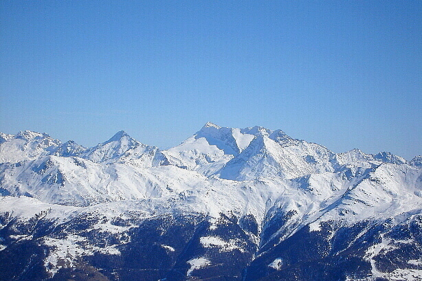 Wasenhorn (3246m), Monte Leone (3553m), Simplon Breithorn (3438m), Hübschhorn (3192m)