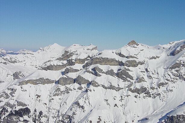 Zahm Andrist (2681m) und Wild Andrist (2849m)