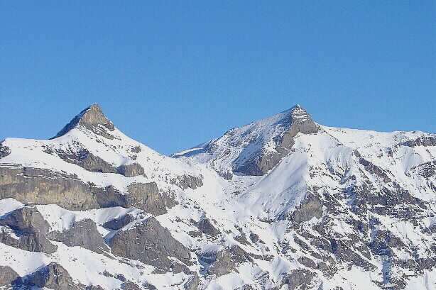 Wild Andrist (2849m) and Hundshorn (2929m)