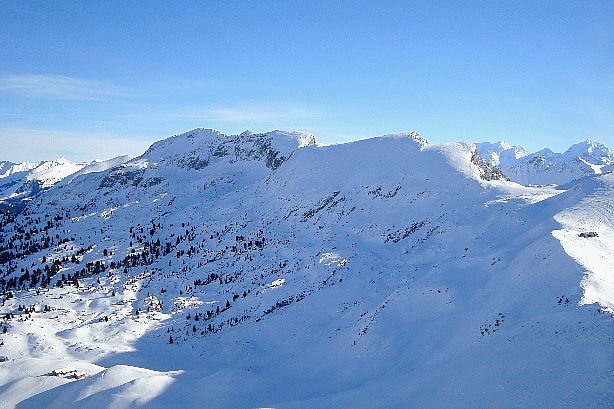 Winterhorn (2609m), Galmschibe (2425m), Drümännler (2436m), Undere Wannespitz (2207m)