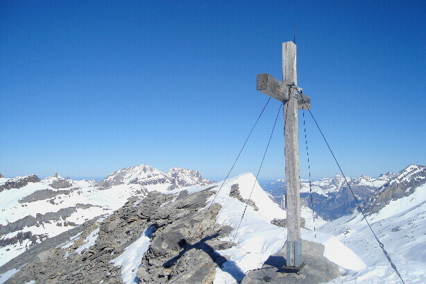 Gipfelkreuz Daubenhorn (2942m)