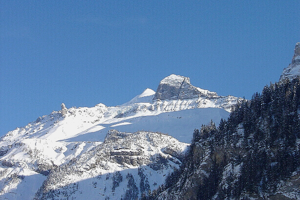 Doldenhorn (3638m) and Doldenstock (3222m) from Kandersteg