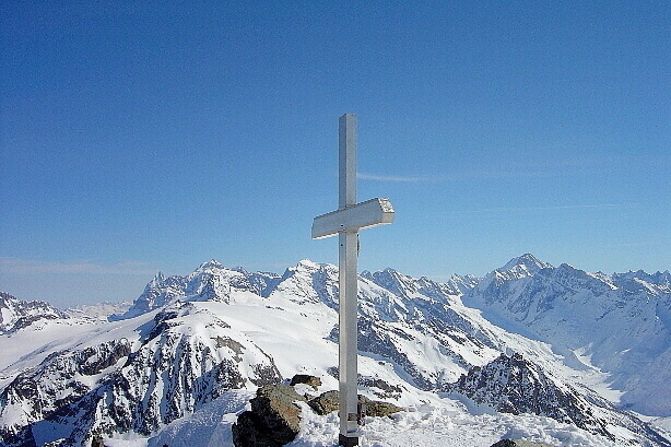 Summit cross of Hockenhorn (3293m)