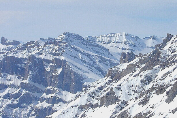Daubenhorn (2942m), Schwarzhorn (3105m), Schneehorn (3178m)