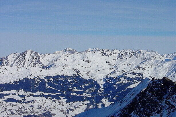 Hochstollen (2481m), Hanghorn (2679m), Wissigstock (2887m), Wissberg (2627m)
