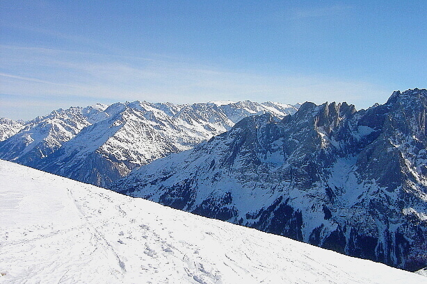 Gwächtenhorn (3420m), Hinter Tierberg (3447m), Galenstock (3583m)