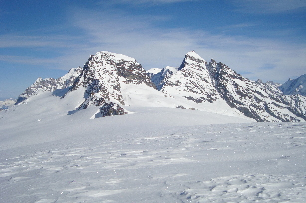 Tschingelhorn (3576m) und Lauterbrunnen Breithorn (3780m)