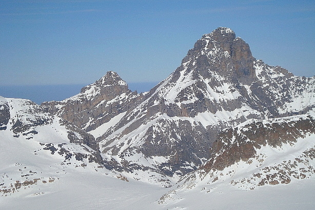 Bütlasse (3193m) und Gspaltenhorn (3436m)