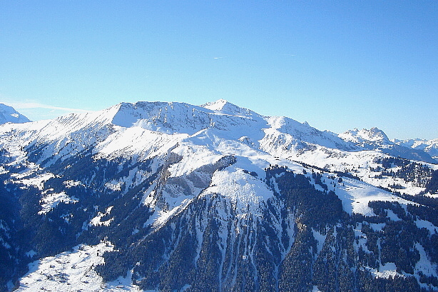 Wistätthorn (2362m), Lauenenhorn (2477m), Gummfluh (2458m)