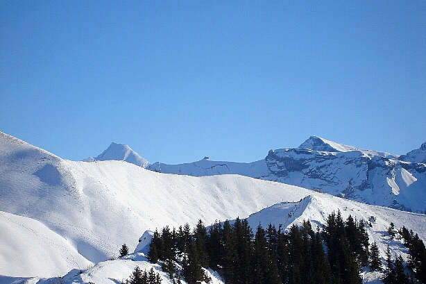 Tschingellochtighorn (2735m), Ammertengrat (2681m), Steghorn (3146m)