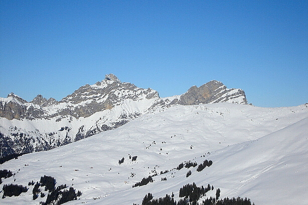 Hinderi Spillgerte (2476m), Albristhubel (2124m), Diemtigtaler Rothorn (2410m)
