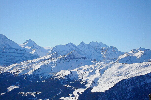 Tschingelhorn (3576m), Ellstabhorn (2830m), Tschingelspitz (3304m), Schilthorn (2970m)