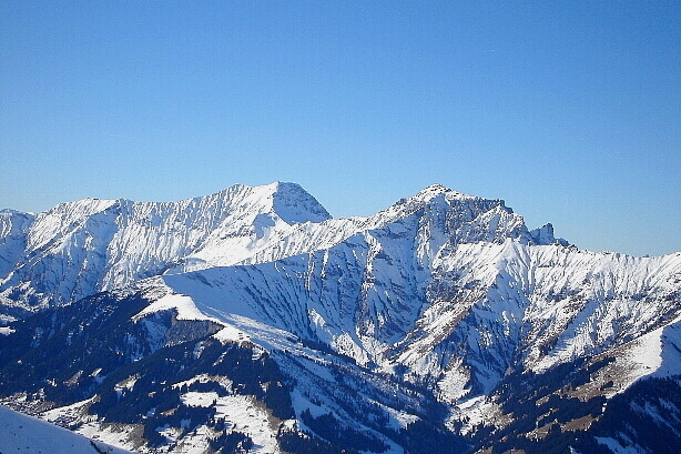 Albristhorn (2762m) and Gsür (2708m)