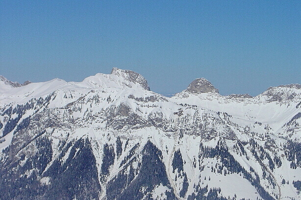 Gantrisch (2175m), Nünenenflue (2102m)
