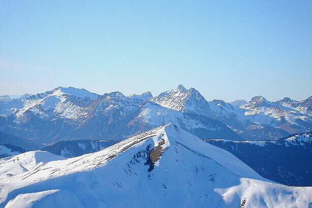 Wittenberghorn / Rochers de Clé (2350m), Gummfluh (2458m)