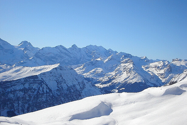 Tschingelhorn (3576m), Ellstabhorn (2830m), Tschingelspitz (3304m), Schilthorn (2970m)
