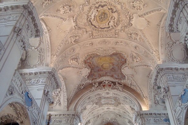 Interior view of Jesuit church