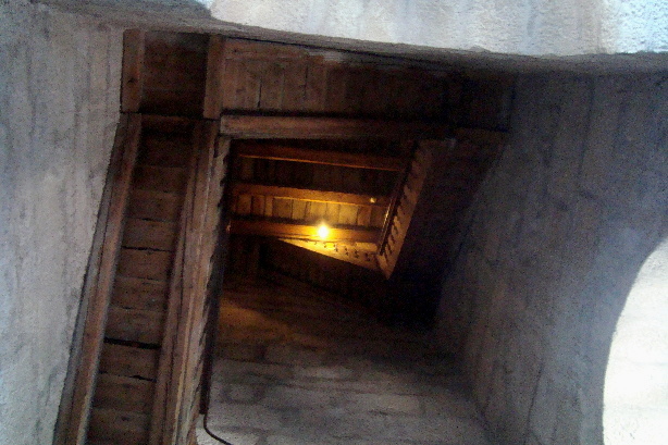 Ascent to the top of the tower
