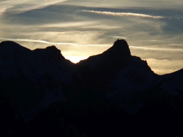 Stockhorn (2190m) aufgenommen von Heiligenschwendi Halten