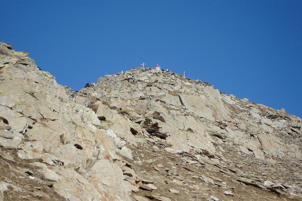 The ridge to the summit of Sparrhorn (3021m)