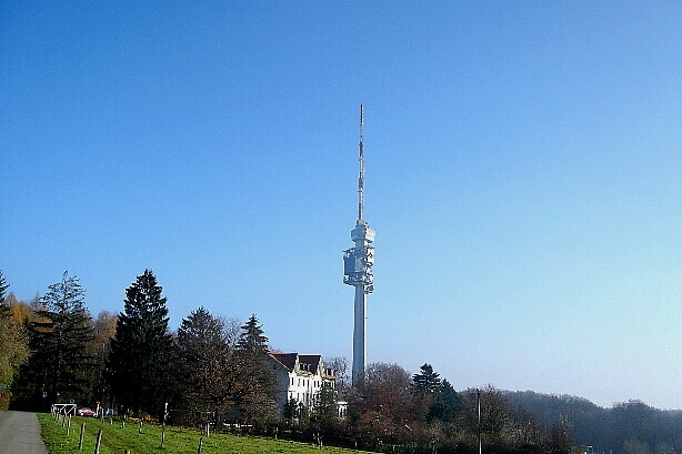 Der Fernsehturm von St. Chrischona