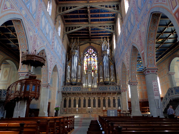 Interior view of chruch St. Laurenzen