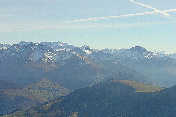 Wildstrubel (3244m), Männlifluh (2652m), Wiriehorn (2304m), Albristhorn (2762m)