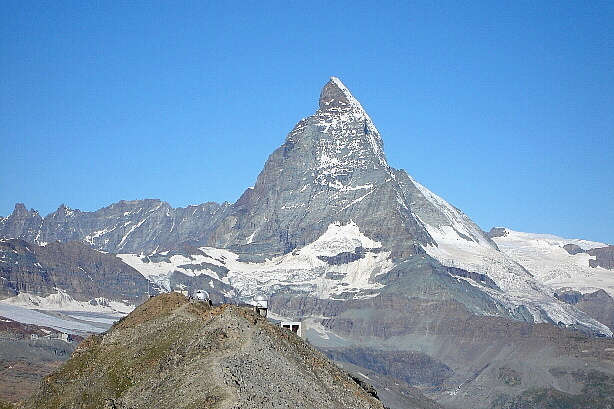 Gornergrat (3135m) und Matterhorn (4478m)