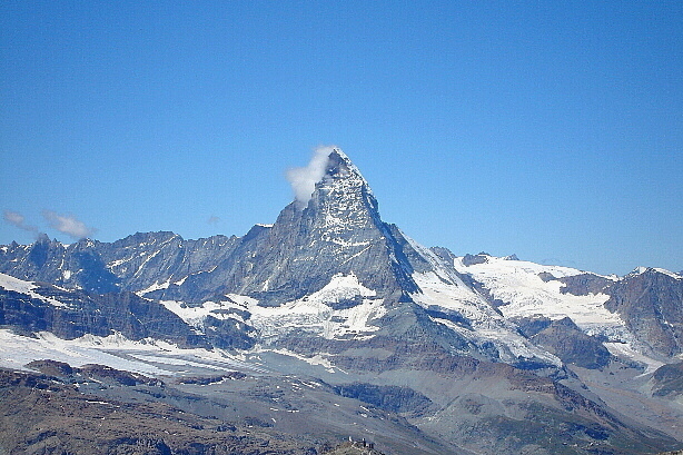 Furgggrat (3491m), Furgggletscher, Matterhorn (4478m), Zmuttgletscher