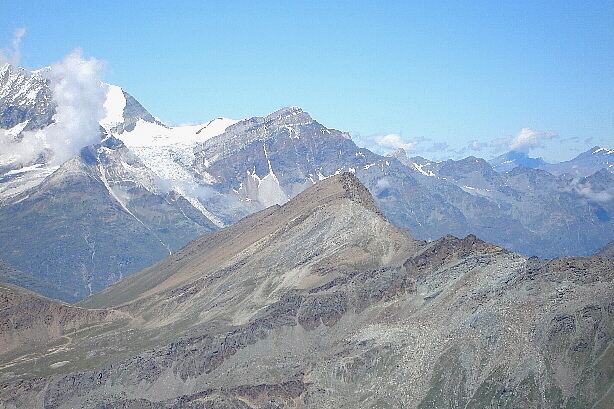 Brunegghorn (3833m) and Oberrothorn (3414m)