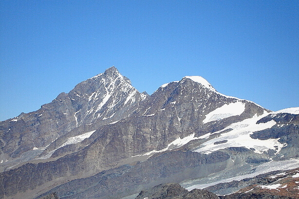 Täschhorn (4490m) und Alphubel (4206m)