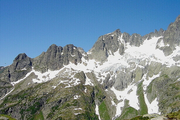 Guferstock (2496m), Fünffingerstöck (2993m)