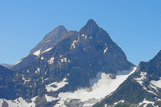 Sustenhorn (3503m) und Klein Sustenhorn (3318m)