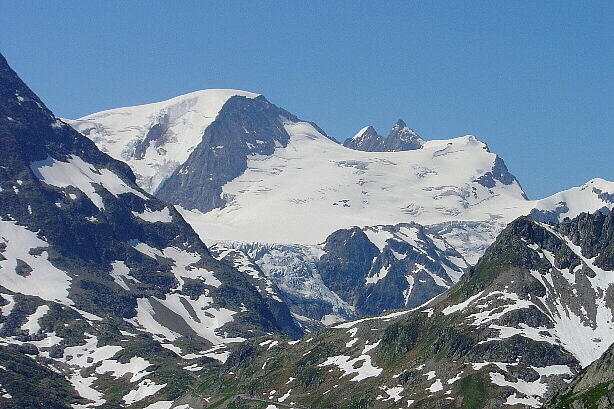 Gwächtenhorn (3420m), Mittler Tierberg (3311m), Vorder Tierberg (3091m)