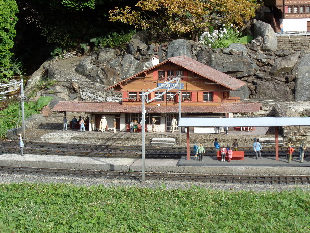 Railway station of Blausee-Mitholz