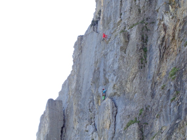 Climbers on the Gällihorn