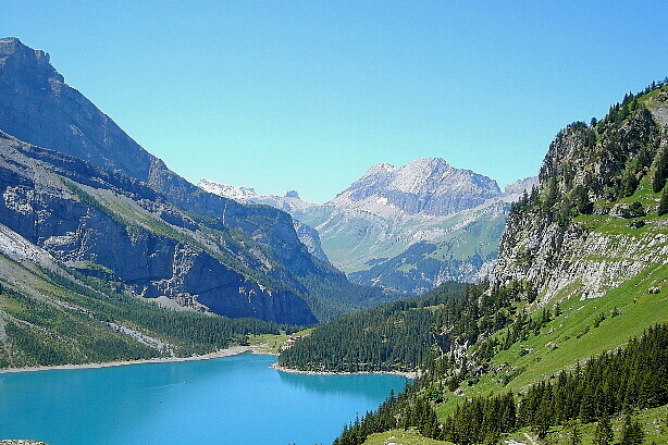 Wildstrubel (3244m), Tschingellochtighorn (2735m), Lohner (3049m)
