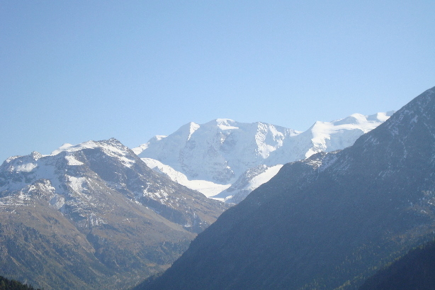 Munt Pers (3206m), Piz Palü (3901m), Bellavista (3922m)