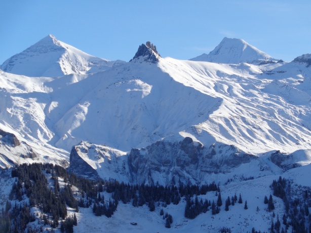 Altels (3624m), Tschingellochtighorn (2735m), Rinderhorn (3448m)