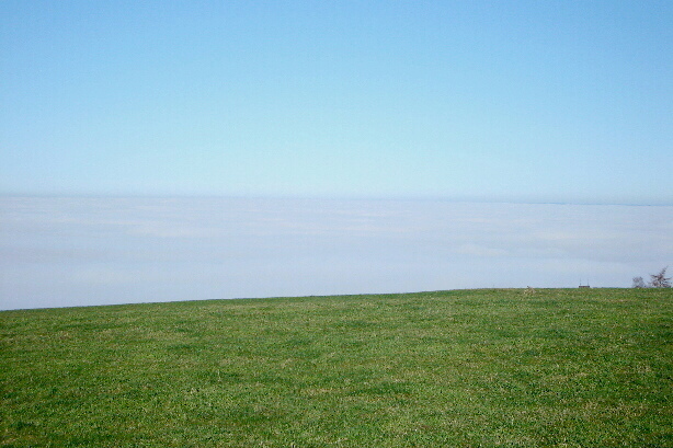 The Lake Constance under the fog