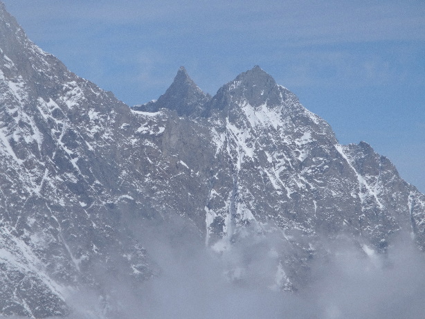 Nadelhorn (4327m) und Lenzspitze (4294m)