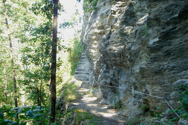 Einstieg in die Schlucht