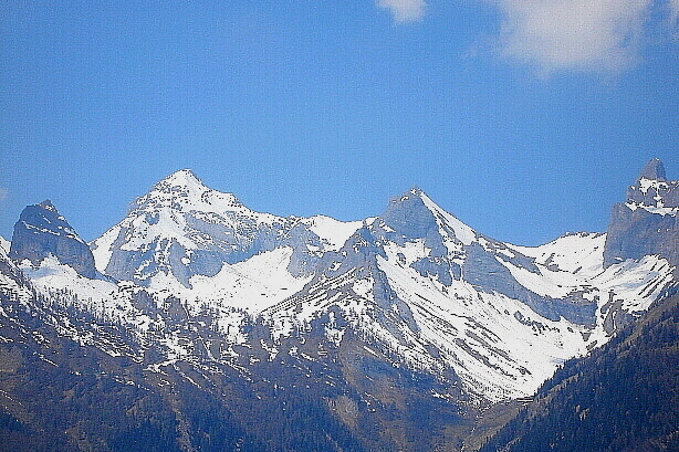 Dent Favre (2917m), Pointe d'Aufalle (2727m)