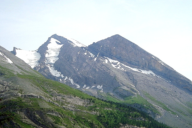 Rinderhorn (3448m) und Chli Rinderhorn (3003m)
